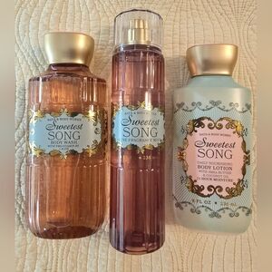 Bath & Body Works Sweetest Song Body Care Set
